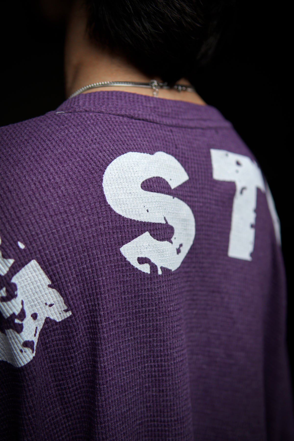 "SAVG STUDIOS" waffle long sleeve