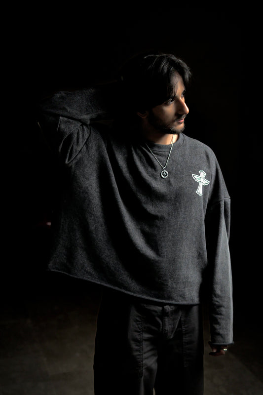 "SAVG STUDIOS" Acid wash long sleeve