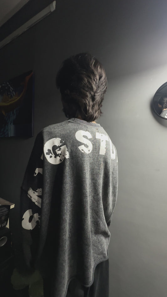 "SAVG STUDIOS" Acid wash long sleeve